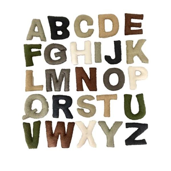 Papoose Felt Alphabet Uppercase | Papoose