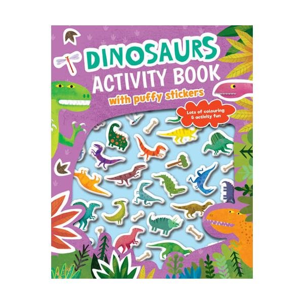 Puffy Stickers Activity Dinosaurs | Books