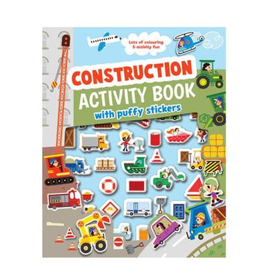 Puffy Stickers Activity Construction | Books