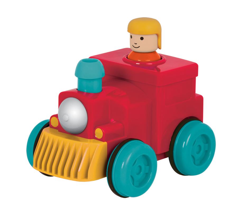 Toddler train toy | Battat Pump Train Engine toy – Lucas loves cars