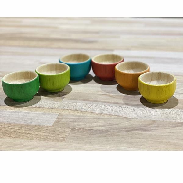 Rainbow sorting bowls | QToys