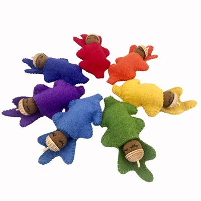 Papoose Rainbow Acorn Babies | Papoose
