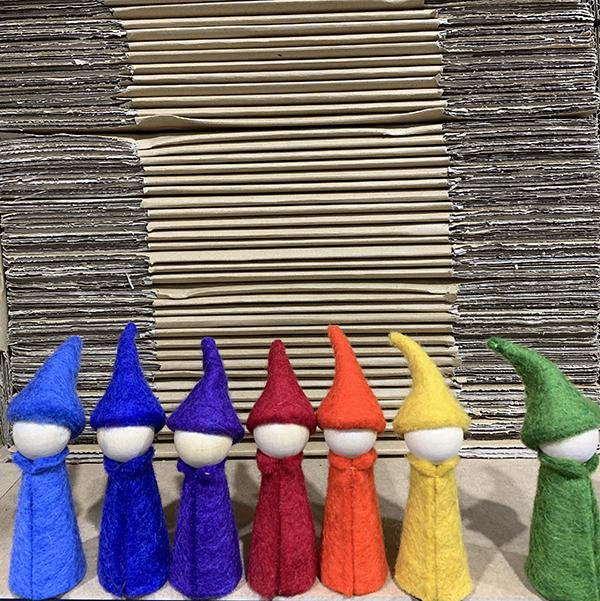 Papoose Gnomes Rainbow | Papoose