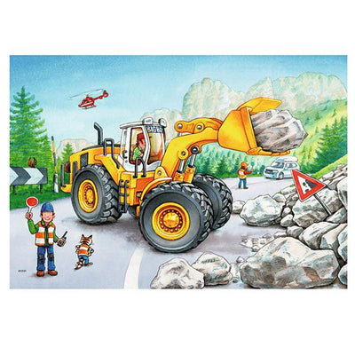 Diggers at work 2 x 24 pc | Ravensburger puzzle |  Lucas loves cars
