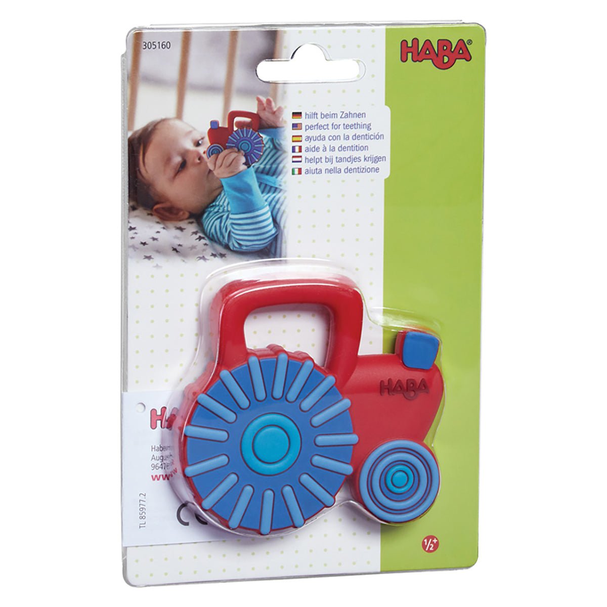 Haba Tractor Teething Toy | HABA
