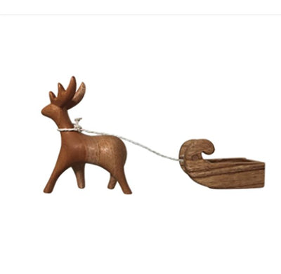 Papoose Reindeer and sleigh | Papoose