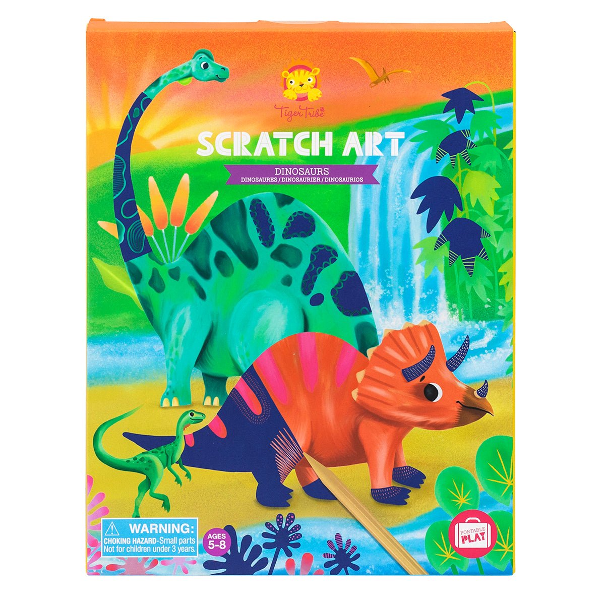 Scratch Art Dinosaurs | Tiger Tribe