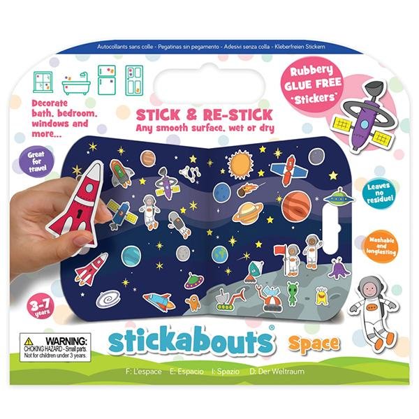 Stickabouts Space Reusable Stickers | Fiesta Crafts