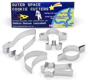 Outer Space biscuit cutters | biscuit cutters | Space party | Lucas loves cars 
