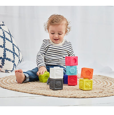 Squeeze and play baby blocks | Baby sensory toy blocks – Lucas loves cars