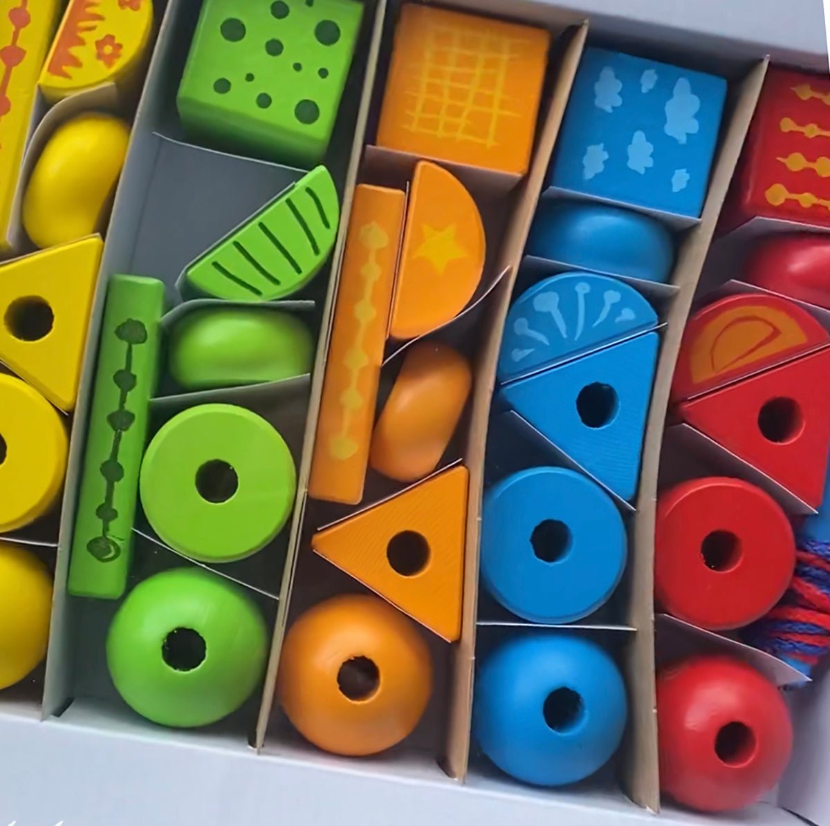 Stringed Shapes Hape String Along Shapes – Lucas loves cars