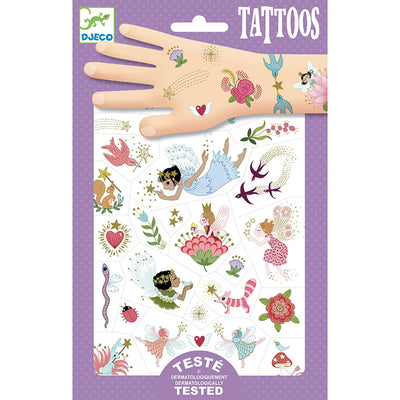 Temp Tattoos Fairy Friends | Djeco