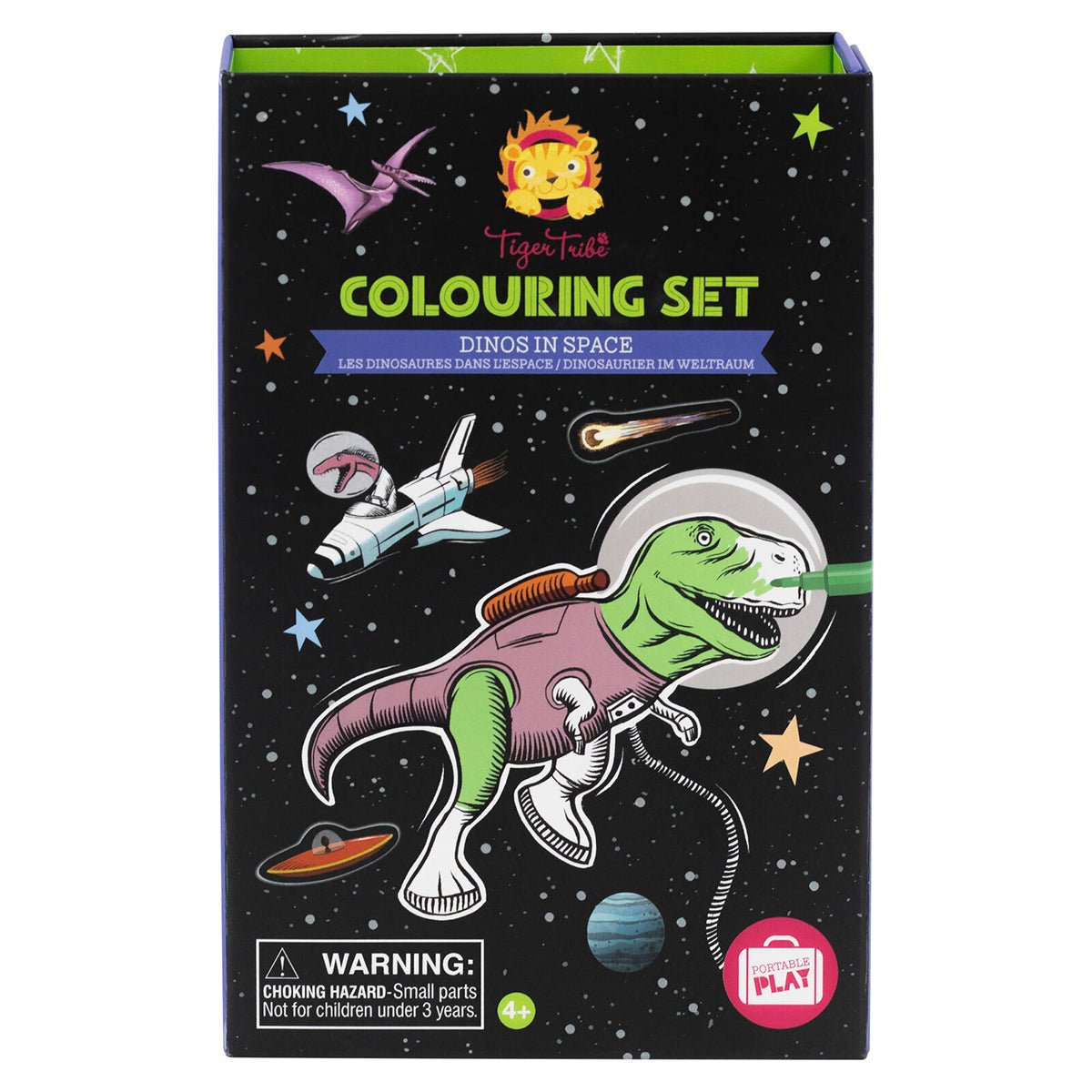 Colouring Dinos in Space | Tiger Tribe