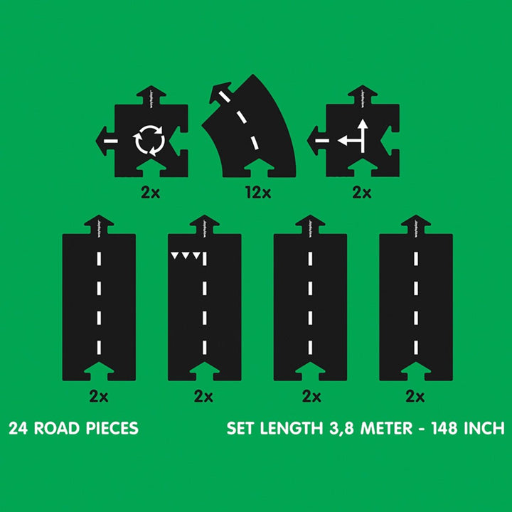 way to play flexible roads | waytoplay 24 piece Highway – Lucas