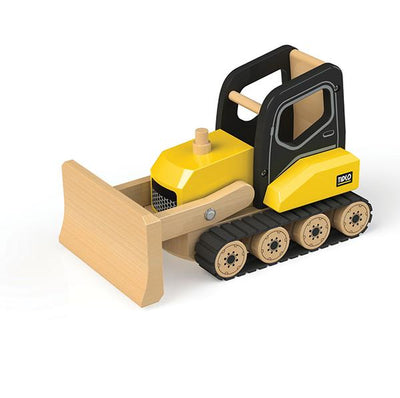 Wooden bulldozer toy | wooden construction trucks | Lucas loves cars