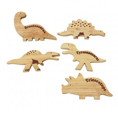 Wooden Dinosaur play set | QToys