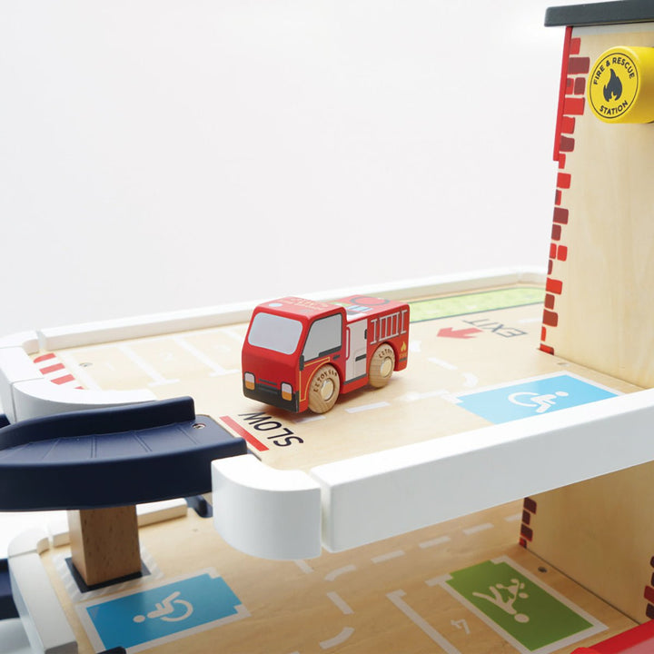 Fire station garage toy online