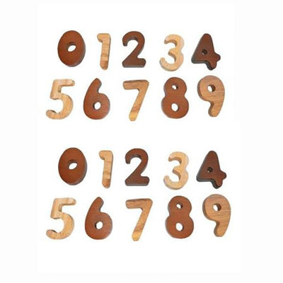 Two Tone wooden numbers 20 | QToys