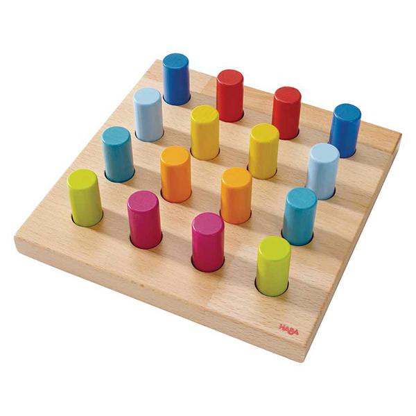 Haba Wooden peg board   | colourful educational toys for 2 year olds 