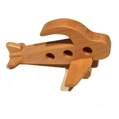 Wooden plane toy | Toddler wooden plane toy | Freckled frog  | Lucas loves cars 