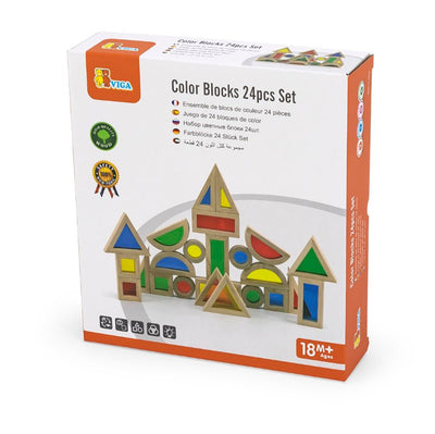 Colourful Wooden Window Blocks | Viga Toys