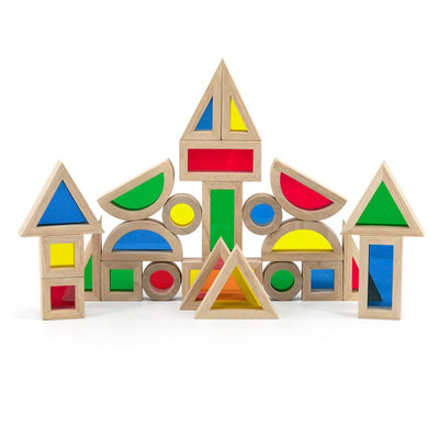 Colourful Wooden Window Blocks | Viga Toys