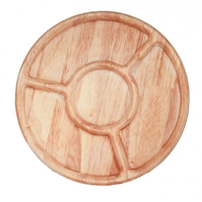 Wooden sorting tray round | QToys