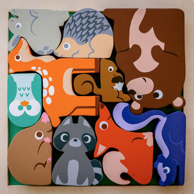 Woodland Animal Puzzle | Kiddie Connect